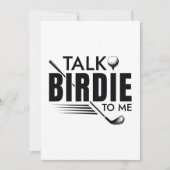 Vertel me Birdie. Bedankkaart (Voorkant)