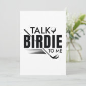 Vertel me Birdie. Bedankkaart (Staand voorkant)