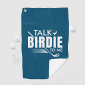 Vertel me Birdie. Golfhanddoek (Insitu)