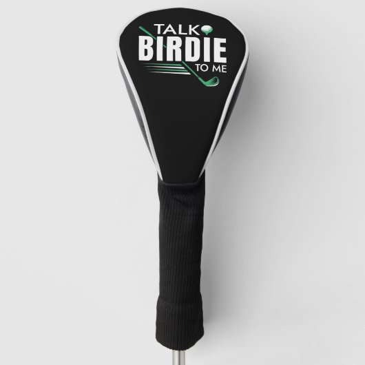 Vertel me Birdie. Golfheadcover (Voorkant)