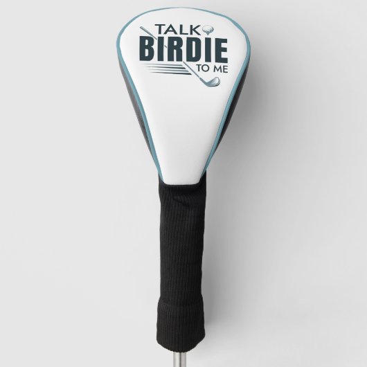 Vertel me Birdie. Golfheadcover (Voorkant)