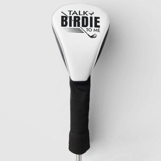 Vertel me Birdie. Golfheadcover (Voorkant)