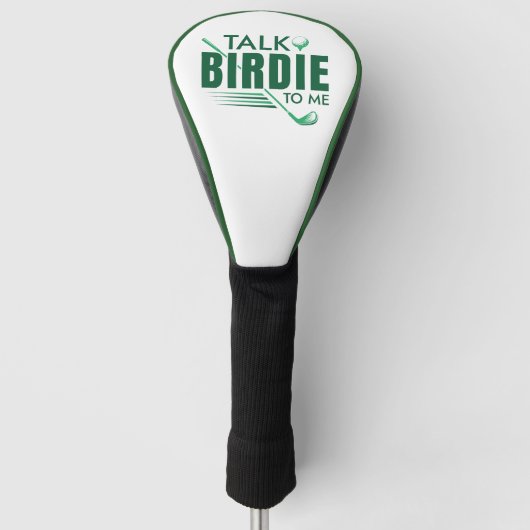 Vertel me Birdie. Golfheadcover (Voorkant)