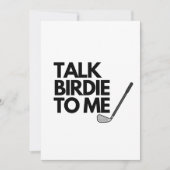 Vertel me Birdie. Kaart (Voorkant)