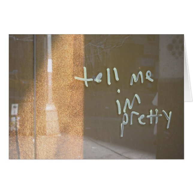 Vertel me dat ik  NYC Urban Graffiti Fotografie be (Voorkant Horizontaal)