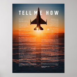 Vertel me hoe poster