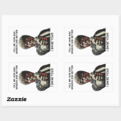 Vertel me hoe schijfremmen beter zijn rechthoekige sticker (Vel)