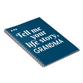 Vertel me je levensverhaal, cadeau van oma notitieboek (Rechterzijde)