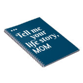 Vertel me je levensverhaal Mam cadeau Notitieboek (Rechterzijde)