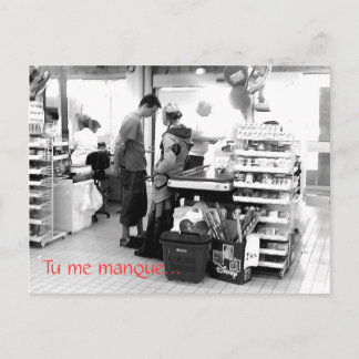 Vertel me manque... briefkaart