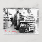 Vertel me manque... briefkaart (Voorkant)