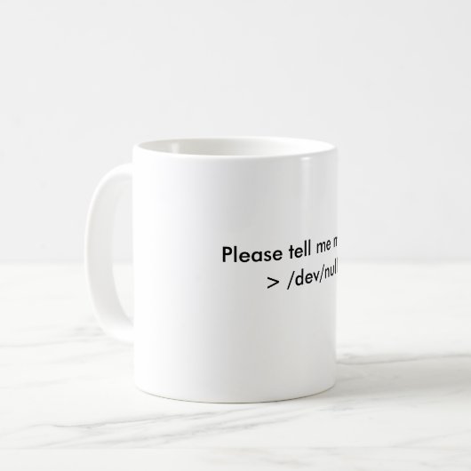 Vertel me meer mok (Voorkant links)