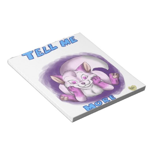 Vertel me meer Notitieblok (Schuin)