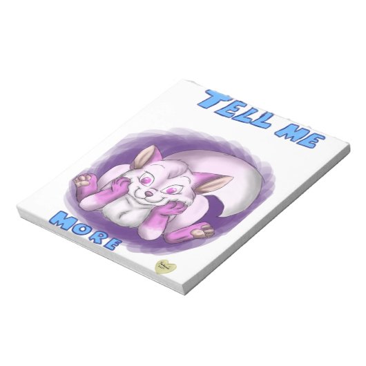 Vertel me meer Notitieblok (Linkerzijde)