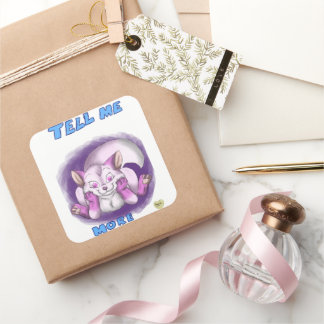 Vertel me meer Sticker