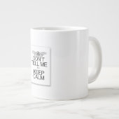 vertel me niet dat ik de mok kalm moet houden (Voorkant rechts)