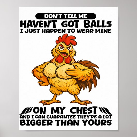 Vertel me niet dat ik het niet heb, ik draag het g poster (Voorkant)