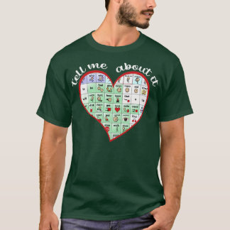 Vertel me over de spraakpathologie Aac Sped Teache T-shirt