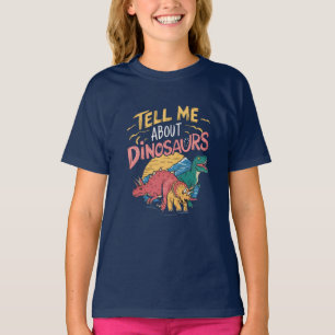 Vertel me over dinosaurussen - Leuk voor dinosauru T-shirt