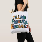 Vertel me over dinosaurussen tote bag (Dichtbij)