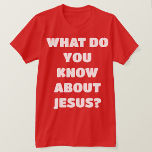 Vertel me over Jezus Evangelisme Christelijke T-Sh T-shirt