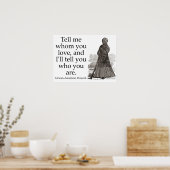 Vertel me van wie je houdt - Afrikaans-Amerikaans  Poster (Keuken)