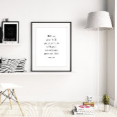 Vertel me wat je van plan bent, Mary Oliver Quote Poster