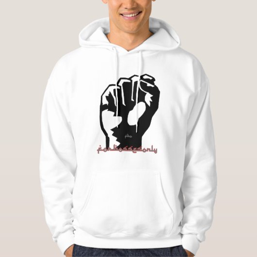 Vertel me wat je wilt hoodie (Voorkant)
