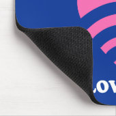 Vertel mijn WiFi dat ik van haar hou Muismat (Hoek)