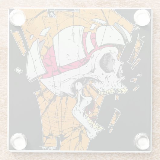 VERTELD! GLAZEN ONDERZETTER (Achterkant)