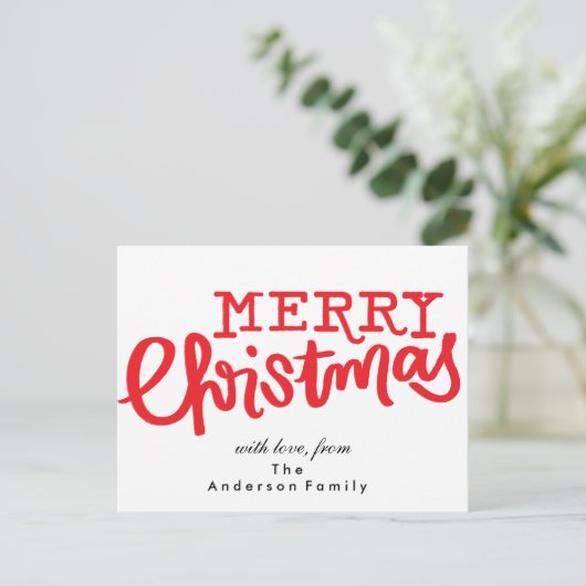 Vertellen met feestdag voor feestdagen briefkaart (Staand voorkant)