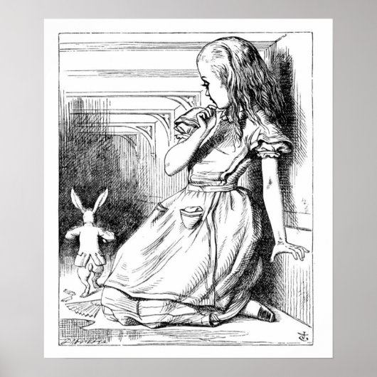 Verteller en curiouser! poster (Voorkant)