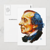 Verteller: H. C. Andersen Briefkaart (Voorkant / Achterkant)