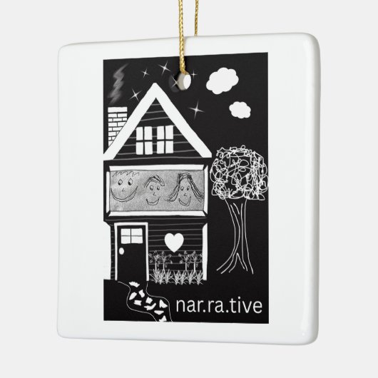 Verteller Keramisch Ornament (Links)