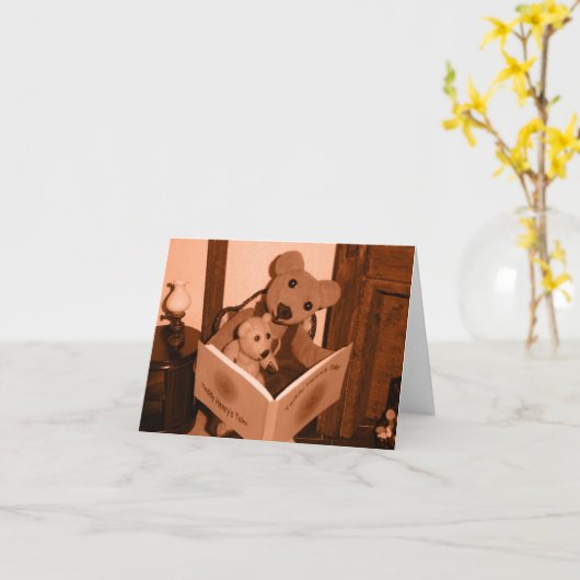 Verteller - notecard kaart (Gele Bloem)