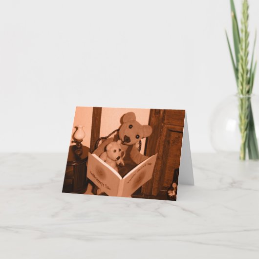 Verteller - notecard kaart (Voorkant)