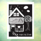 Verteller Raamsticker (Vel 3)