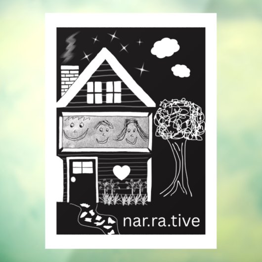 Verteller Raamsticker (Vel 3)