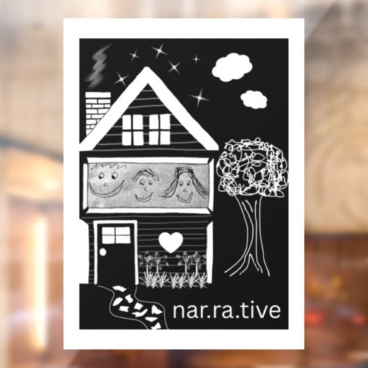 Verteller Raamsticker (Vel 2)