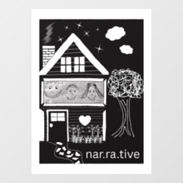 Verteller Raamsticker