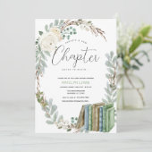 Verteller: Vertrouwd boek Geslacht Baby shower Kaart (Staand voorkant)