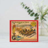 Vertelt broers Chariot Races Circus Poster Briefkaart (Staand voorkant)
