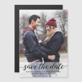 Verticaal Aangepast Foto Huwelijk Datum Bewaren (Voorkant / Achterkant)