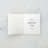 Verticaal aangepast handgeschreven baby shower voo bedankkaart (Binnen)