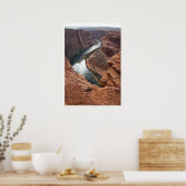 Verticaal Aarde en Tijd Poster (Keuken)