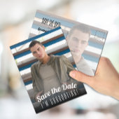 Verticaal Afstuderen Foto opslaan Datum Briefkaart