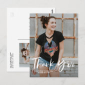 Verticaal Afstuderen voor penseelhand - Verticaal Briefkaart (Voorkant / Achterkant)