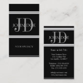 Verticaal B/B voor artsen Visitekaartje (Voorkant / Achterkant)