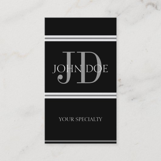 Verticaal B/B voor artsen Visitekaartje (Voorkant)