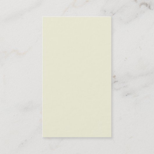 Verticaal beige minimalistische Trend Manager-cons Visitekaartje (Achterkant)